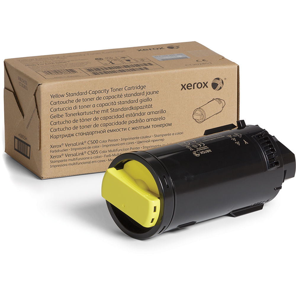 GENUINE XEROX YELLOW STANDARD CAPACITY TONER CARTRIDGE FOR THE VERSALINK C500/50