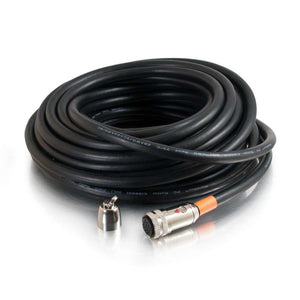 C2G 75ft RapidRun coaxial cable 900" (22.9 m) Black