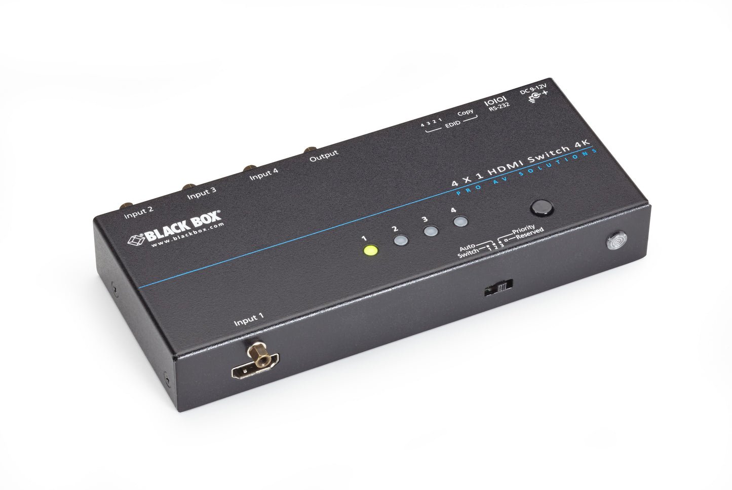 ENABLES SWITCHING BETWEEN 1 HDMI SOURCE TO 1 DISPLAY. SUPPORTS RESOLUTIONS UP TO