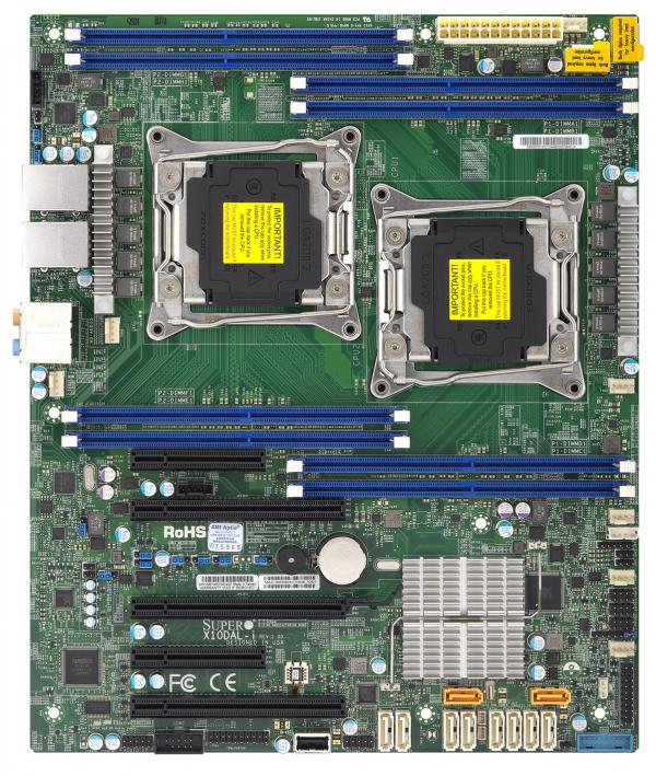 Supermicro Motherboard MBD-X10DAL-I-B E5-2600v3 LGA2011 R3 C612 DDR4 SATA PCI-Express ATX Bulk