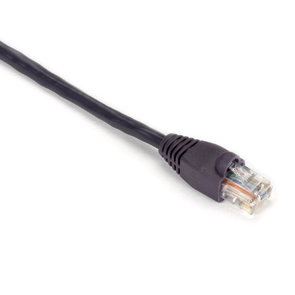 GIGABASE 350 CAT5E PATCH CABLE, SNAGLESS BOOTS, PURPLE, 6-FT. (1.8-M), 25-PACK