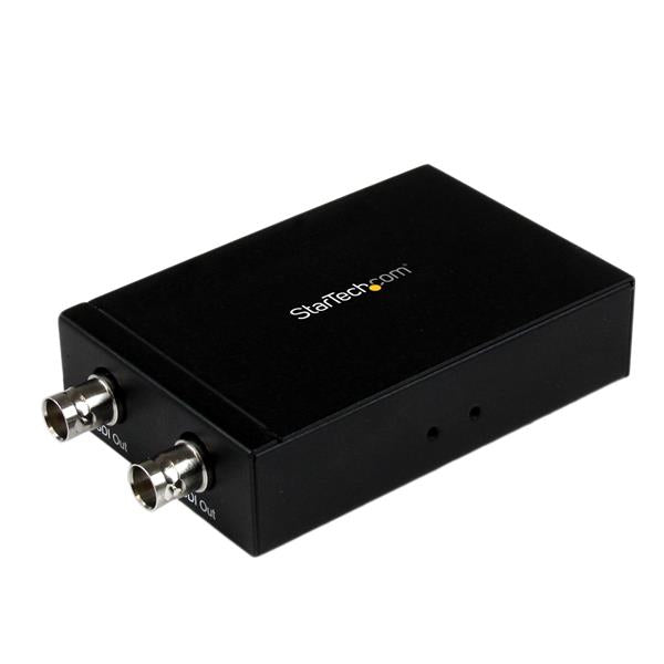 StarTech.com HD2SDI cable interface/gender adapter HDMI 2xSDI(BNC) Black