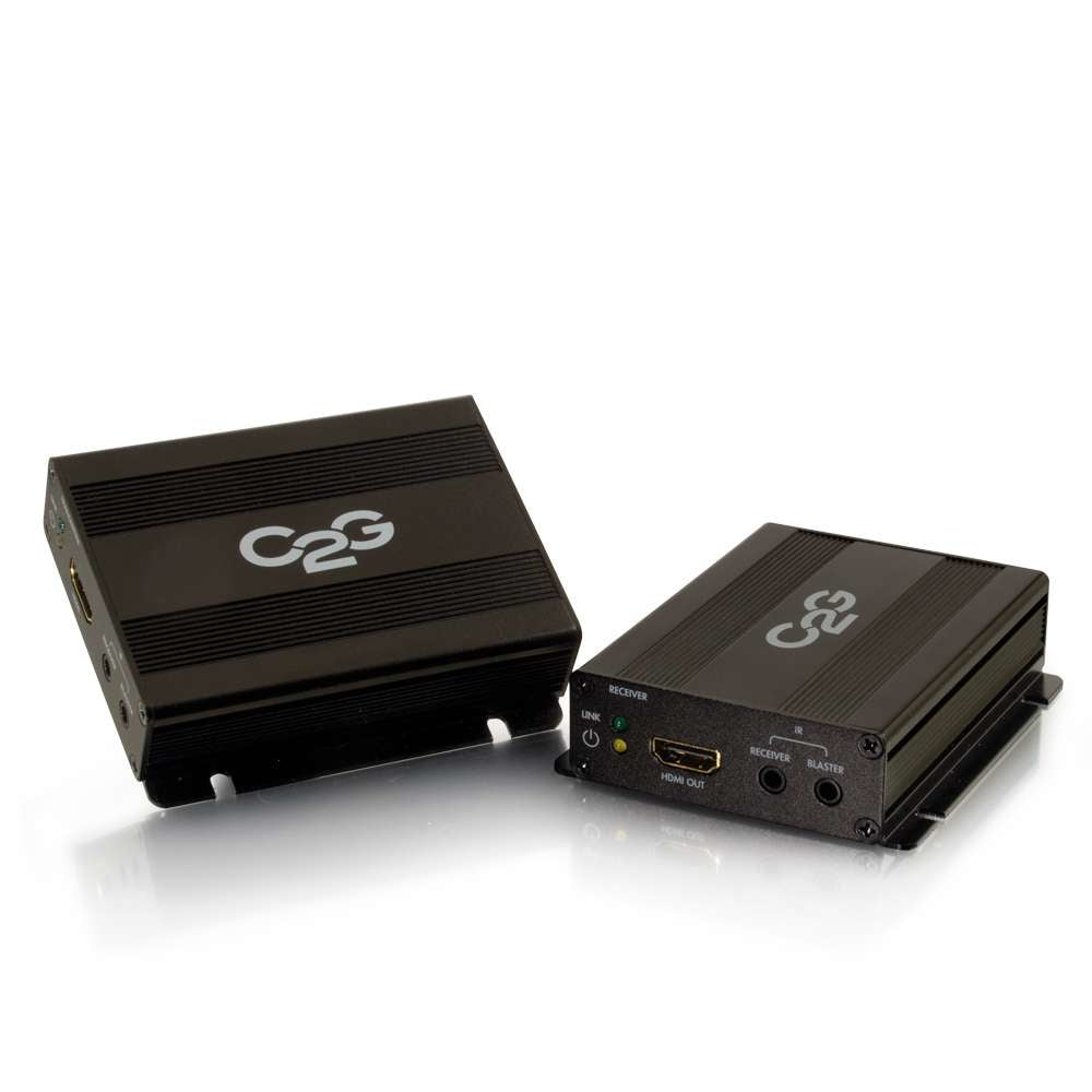 C2G 29457 AV extender AV transmitter & receiver Black