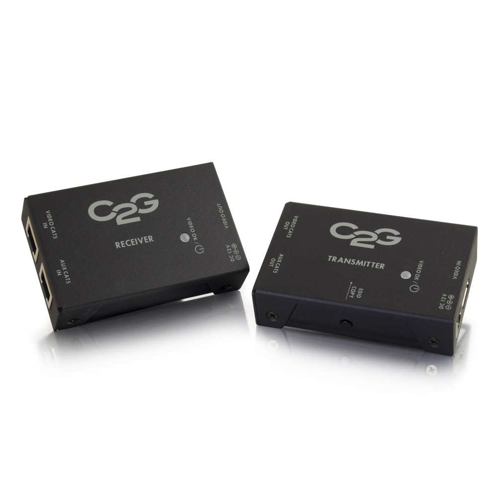 C2G 29298 AV extender AV transmitter & receiver Black