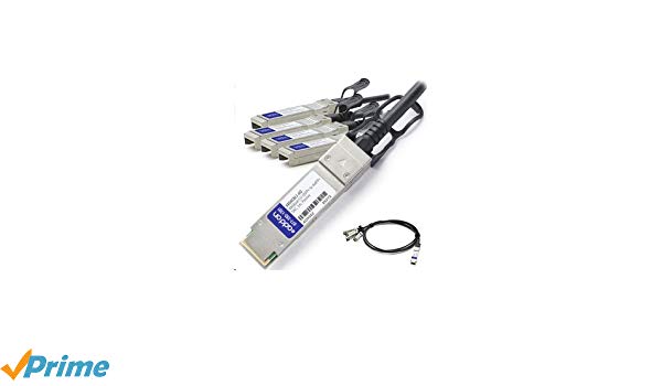 ADDON INTEL X4DACBL1 COMPATIBLE TAA COMPLIANT 40GBASE-CU QSFP+ TO 4XSFP+ DIRECT