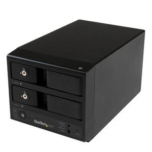 StarTech.com S352BU33RER storage drive enclosure 3.5" HDD enclosure Black