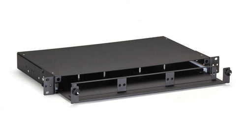 FIBER ENCLOSURE - RACKMOUNT, 1U, NON-LOCKING, 3-SLOT ADAPTER, GSA, TAA, 45 DAY S