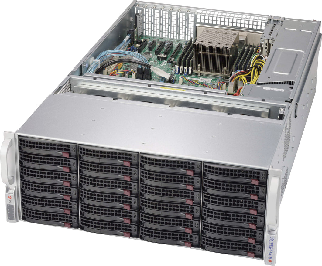 Supermicro SuperChassis 847BE1C-R1K28LPB Rack Black,Stainless steel 1280 W