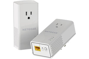 Netgear PLP1200-100PAS PowerLine network adapter 1200 Mbit/s Ethernet LAN White 2 pcs