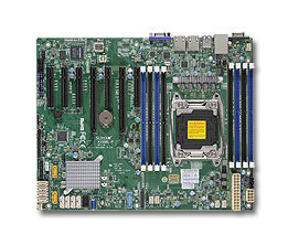 Supermicro X10SRL-F server/workstation motherboard LGA 2011 (Socket R) ATX IntelA® C612