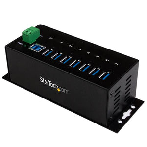 StarTech.com ST7300USBME interface hub USB 3.0 (3.1 Gen 1) Type-B 5000 Mbit/s Black