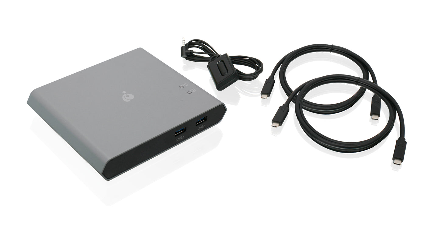 EASILY SWITCH BETWEEN TWO USB-C DEVICES AND CONTROL THEM WITH ONE KEYBOARD, ONE