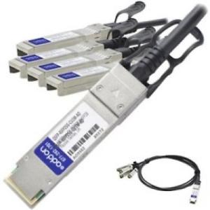 ADDON CISCO QSFP-4SFP25G-CU1M COMPATIBLE TAA COMPLIANT 100GBASE-CU QSFP28 TO 4XS