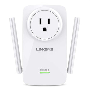 Linksys RE6700 PowerLine network adapter Ethernet LAN Wi-Fi White 1 pcs