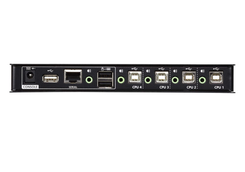 4-PORT USB BOUNDLESS KM SWITCH (CABLES INCLUDED)