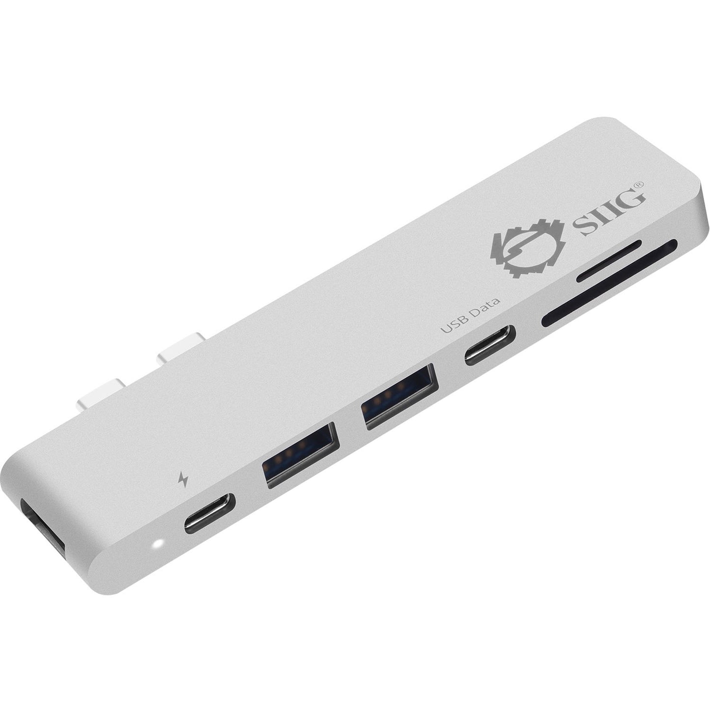 THUNDERBOLT 3 USB-C HUB HDMI WITH CARD READER & PD ADAPTER SILVER