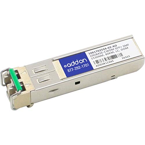 ADDON ADVA COMPATIBLE TAA COMPLIANT 10GBASE-CWDM SFP+ TRANSCEIVER (SMF, 1530NM,
