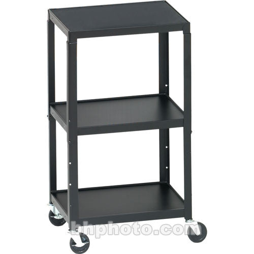 AV CART, ADJ TOP SHELF, 4 CASTERS