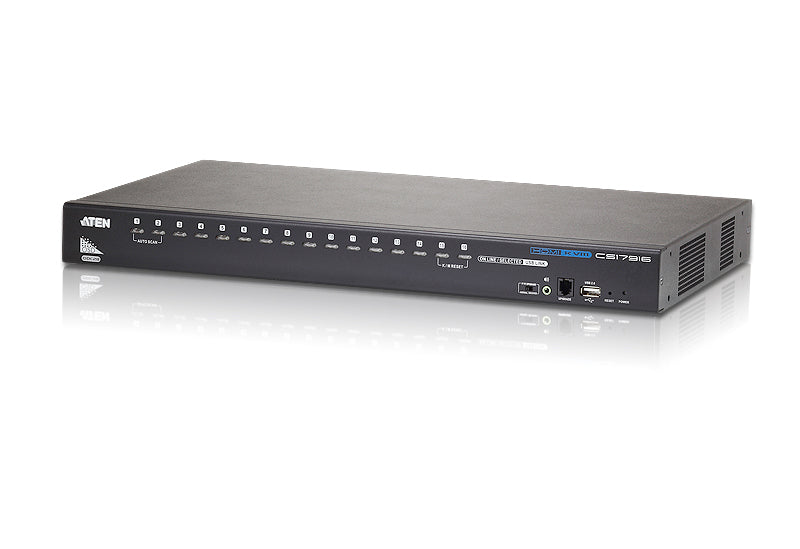 CS17916, 16-PORT USB HDMI KVM SWITCH