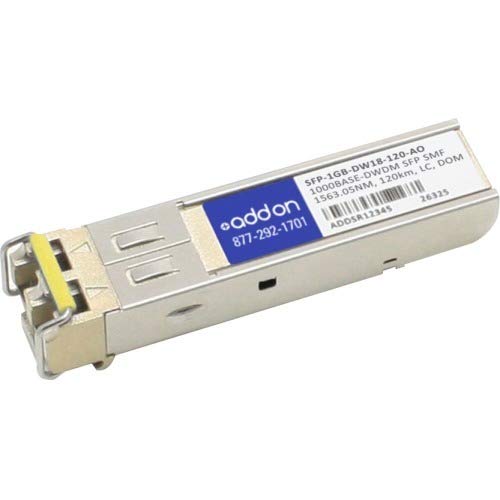 ADDON MSA & TAA COMPLIANT 1000BASE-DWDM 100GHZ SFP TRANSCEIVER (SMF, 1563.05NM,