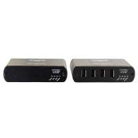 C2G 34020 interface hub USB 2.0 480 Mbit/s Black