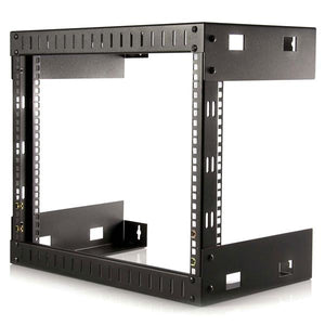 StarTech.com RK812WALLO rack 176.4 lbs (80 kg) Wall mounted rack 8U Black