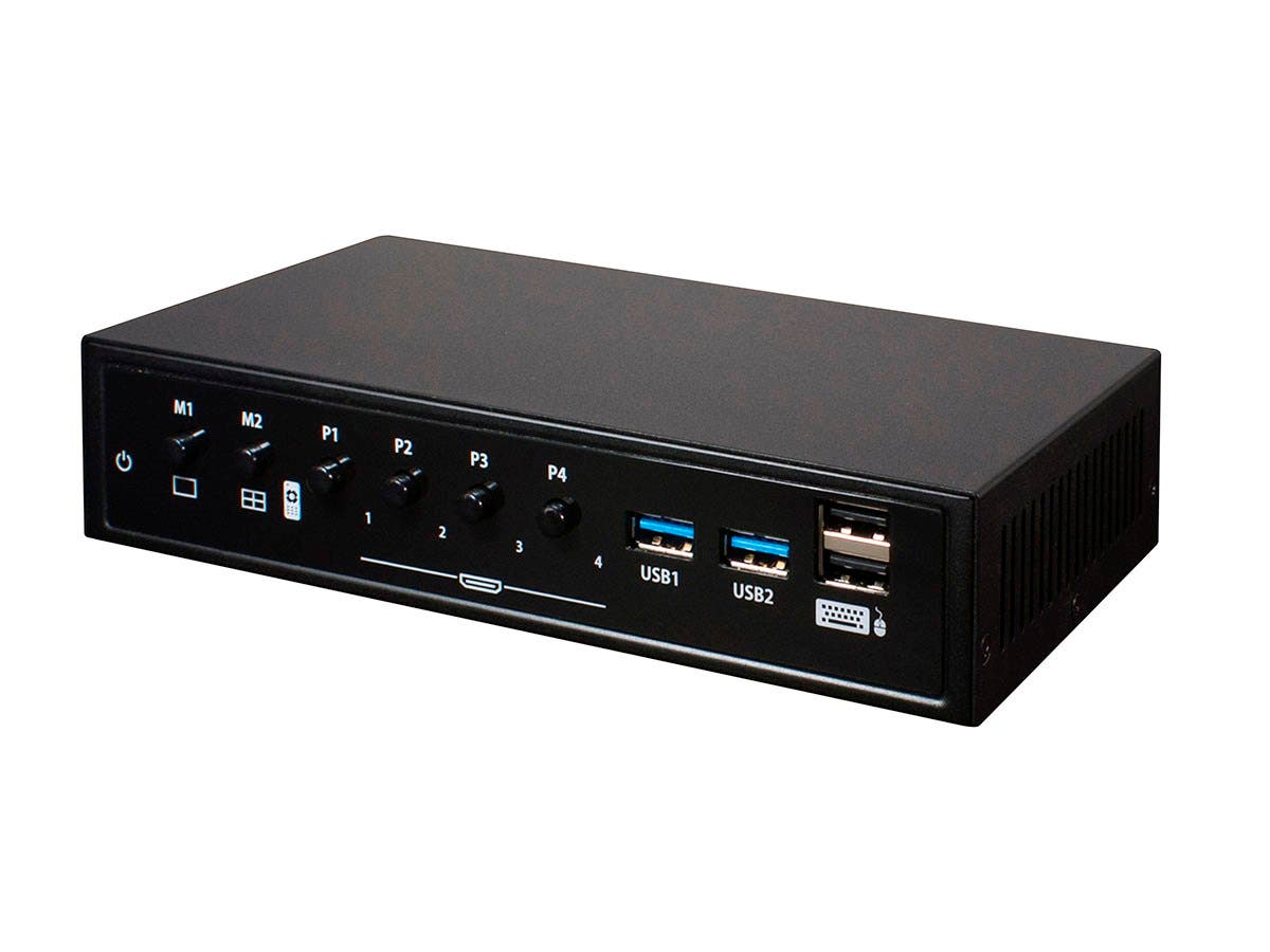 BLACKBIRD QUAD MULTIVIEW HDMI SEAMLESS KVM SWITCH WITH USB 3.0_ 1080P/60FPS