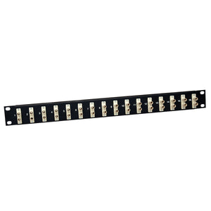 16-PORT FIBER PATCH PANEL 62.5/125 OR 50/125 ST/ST 1URM