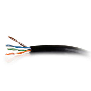 C2G 56021 networking cable 6000" (152.4 m) Cat5e U/UTP (UTP) Black