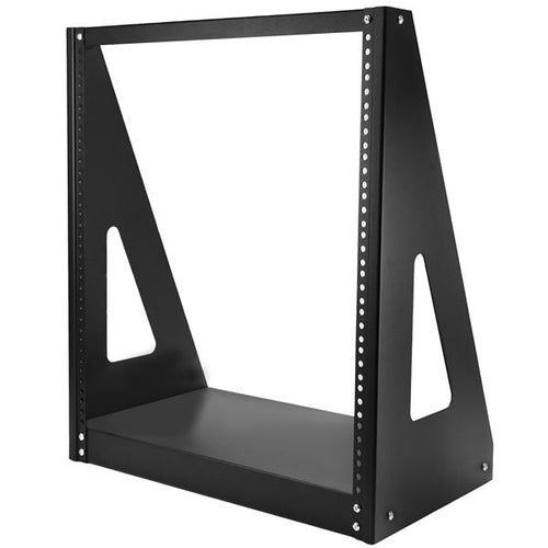 StarTech.com 2POSTRACK12 rack 352.7 lbs (160 kg) Freestanding rack 12U Black