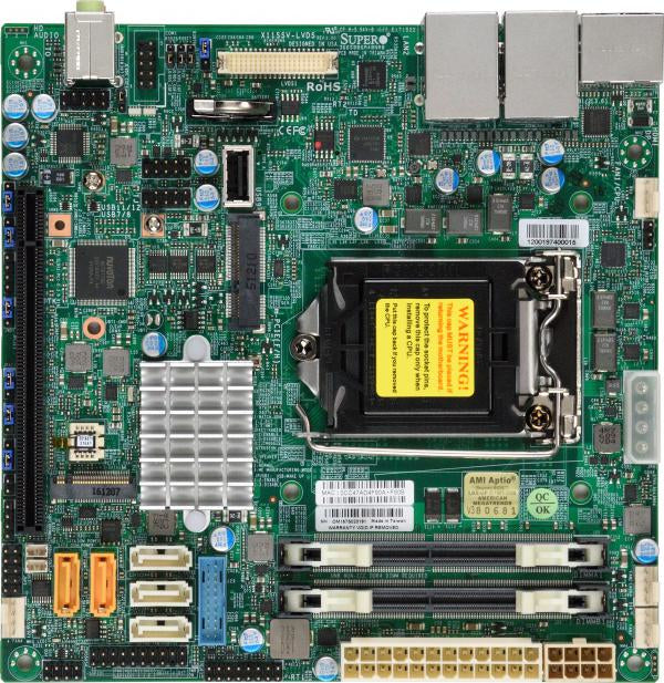 Supermicro X11SSV-LVDS server/workstation motherboard LGA 1151 (Socket H4) Mini-ITX Intel Q170 Express