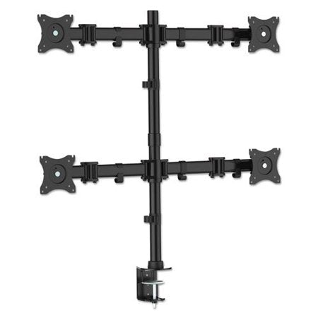 QUAD MONITOR ARM WITH ARTICULATING JOINTS. FOR 4 MONITORS UP TO 27IN AND 18 LBS.