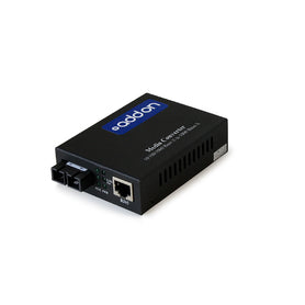 ADDON 10/100BASE-TX(RJ-45) TO 100BASE-LX(SC) SMF 1310NM 20KM POE MEDIA CONVERTER