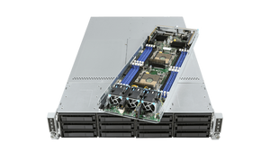 Intel System H2312XXLR3 SERVER CHASSIS Dual 2130W PSUs 12x3.5 inch NO CPU 0GHZ Retail