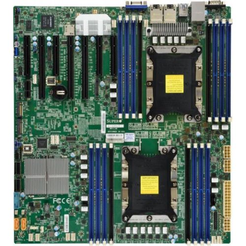 Supermicro Motherboard MBD-X11DPH-I-O Xeon LGA 3647 C621 Max.1TB DDR4 205W PCI Express SATA Extended ATX Retail