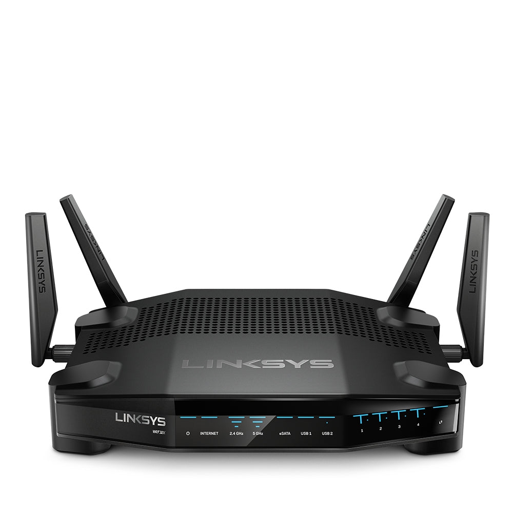 Linksys WRT32X wireless router Dual-band (2.4 GHz / 5 GHz) Gigabit Ethernet Black