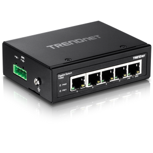 5-PORT HARDENED INDUSTRIAL GIGABIT SWITCH,LIMITED LIFETIME WARRANTY
