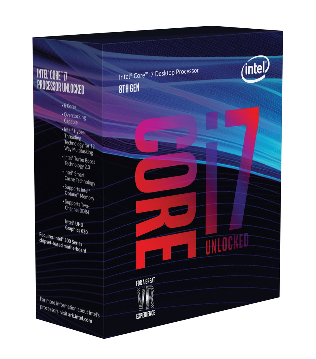 Intel Core i7-8700K processor 3.7 GHz Box 12 MB Smart Cache