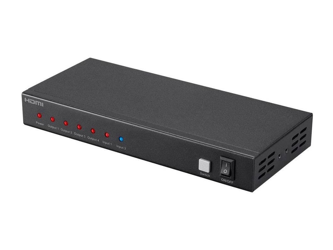 SPLITTER AND SWITCH 4K HDMI 2X4