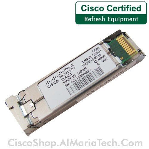 REFURBISHED 10GBASE-SR SFP MODULE REMANUFACTURED