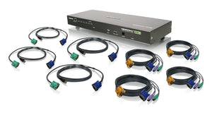 8 Port Combo VGA KVMP Switch