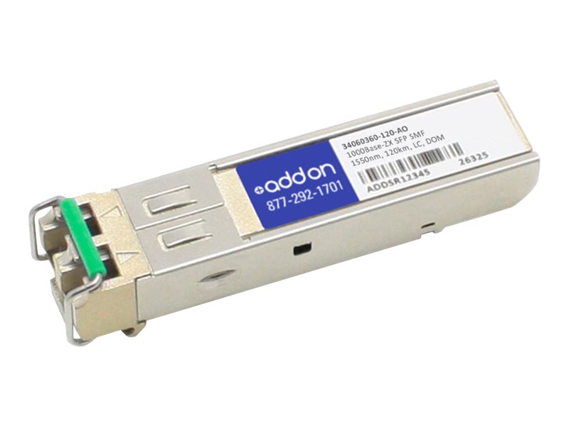 ADDON HUAWEI 34060360-120 COMPATIBLE TAA COMPLIANT 1000BASE-ZX SFP TRANSCEIVER (