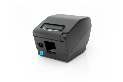 STAR MICRONICS, TSP743IIW-24L GRY TSP700, THERMAL, LABEL, CUTTER, WLAN, ETHERNET, USB, TWO PERIPHERAL USB, CLOUDPRNT, GRAY, EXT PS NEEDED