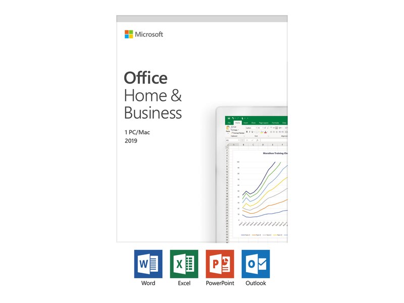 MICROSOFT OFFICE 2019 HOME AND BUSINESS 1 LICENSE