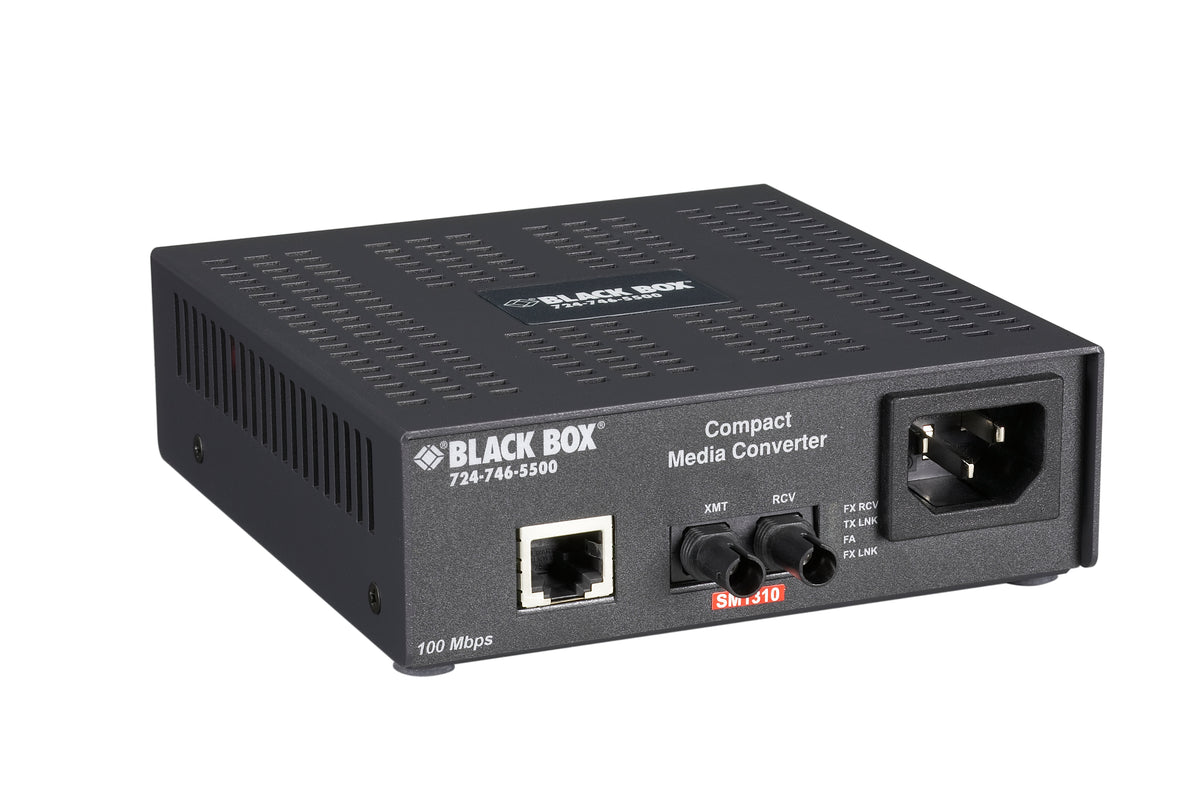 COMPACT MEDIA CONVERTER, 100BASE-TX/100B