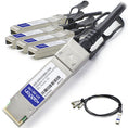 ADDON ARISTA NETWORKS TO INTEL COMPATIBLE TAA COMPLIANT 100GBASE-CU QSFP28 TO QS