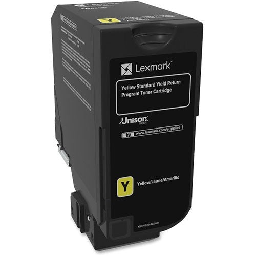 LEXMARK 74C1SY0 YELLOW RETURN PROGRAM TONER CARTRIDGE