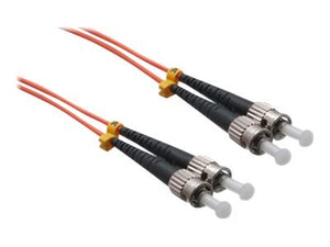 AXIOM ST/ST MULTIMODE DUPLEX OM1 62.5/125 FIBER OPTIC CABLE 25M - TAA COMPLIANT