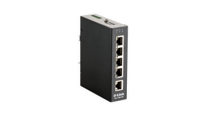 D-Link NT DIS-100G-5W 5-Port UNMNGD Industrial Switch -40C to +75C Brown box
