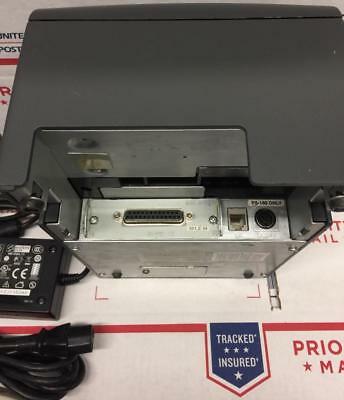 EPSON, TM-U220B, DOT MATRIX RECEIPT PRINTER, SERIAL, EPSON DARK GRAY, AUTOCUTTER, POWER SUPPLY INCLUDED